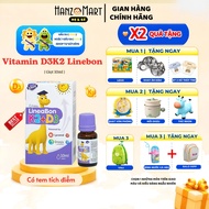 Lineabon K2+D3 supplements Vitamin D3 for infants, helps absorb K2D3 Calcium, reduces rickets