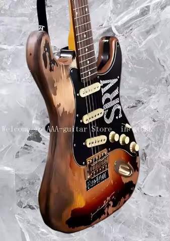 Custom Shop guitar 10S Limited Edition Stevie Ray Vaughan Tribute Number One S R V #1 Heavy @142569