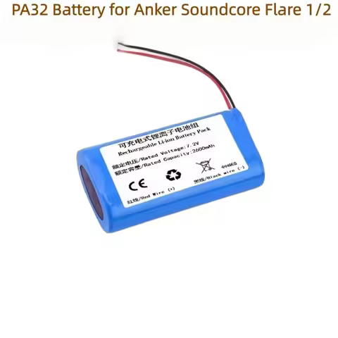 PA32 Battery 7.2V for Anker Soundcore Flare 1 2 A3161 A3165 Wireless Speaker