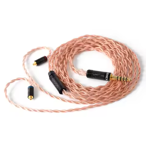 NICEHCK GCT4 4N Earphone Replace Cable High Purity Oxygen Free Copper Conductor Wire MMCX/0.78mm 2Pi