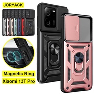 Anti Drop Case Xiaomi 13T Pro 12T 11T Pro 13 Lite 12 Lite 11 Lite Phone Case With Ring Holder Camera Slider Shockproof Back Cover