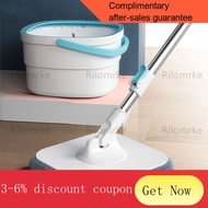 YQ5 Hand-Free Lazy Squeeze Mop Spin Mop With Bucket Automatic Magic Floor Mop Nano Microfiber Cloth Self-Cleaning Square