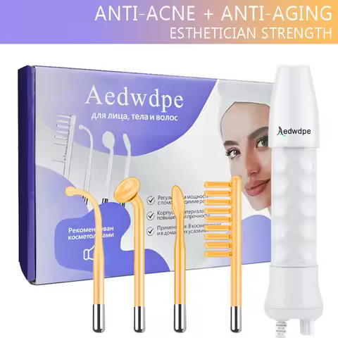 Portable high frequency device high Frequency Wand withFusion Neon-Argon Applicators Anti-AgingAnti-