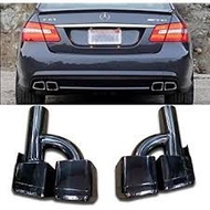 2PCS exhaust pipes fit for Mercedes-Benz E-Class W212 E260 E280 E300 pipe modified E63 AMG four-out 