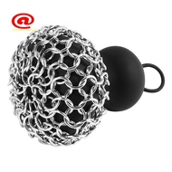 Cast Iron Chainmail Scrubber, Cast Iron Skillet Cleaner for Fry Pan Cleaner Cast Iron Skillet Cleane