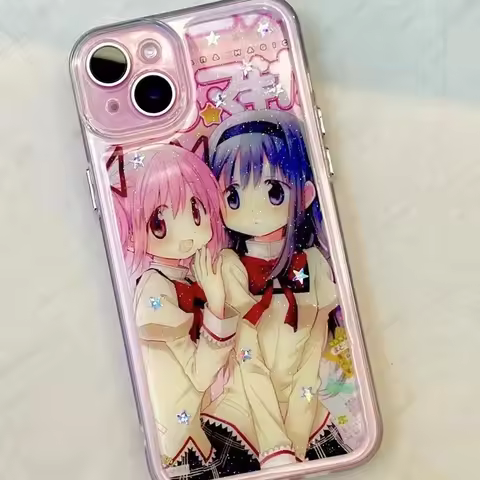 INS Y2k Hip Hop Girls Print Phone Case For Samsung S24 S23 S22 Ultra Plus S21 A55 A54 A53 A52 A35 A2