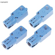 [Nanami] DC 3V-6V 1:90 Blue Gear Motor All Metal/Half Metal Single Axis Gear Motor Robot Intelligent