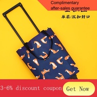 ! trolley cart Trolley Foldable Bag High capacity Shopping bag Lightweight Shopping Trolley with Wheels Folding Shoulder