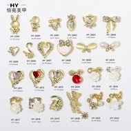 New Nail Art Accessories Astronaut Cat Eye Nail Diamond Red Diamond love Cat Eye Rabbit Accessories Bow Ribbon Diamond