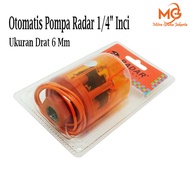 MG Otomatis Pompa Air RADAR 1/4" inch Lubang Kecil Otomatis Mesin Sanyo Taiwan