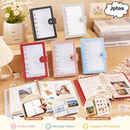 JPTOS A7 Binder Cover, PVC A7 Polka Dot  Binder, INS  Polka Dot Photocard Holder Album Shell Kpop Ph