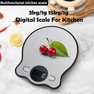 3kg/1g 15kg/1g Food Scale Digital Kitchen Scales Digital Weight with LCD Display Scale Gram Scale