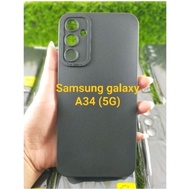 SAMSUNG A34 5G FULL BLACK CASE SILICONE CAMERA PROTECTOR