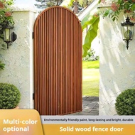 Outdoor antiseptic wood courtyard fence small gate garden fence gate small courtyard entrance arch