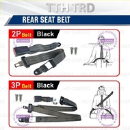 Car Auto Bus Seat Safety Belt Lap 2 Point / 3 Point Adjustable Retractable Universal Seat Belt