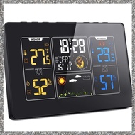 (GJFZ) Weather Station Wireless Indoor Outdoor with Clock Digital Home Weather Thermometer Forecast