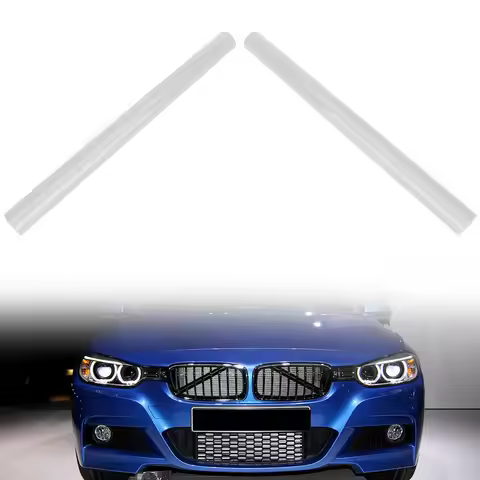 2PCS Support Grill Bar V Brace Wrap White 34CM For BMW F30 F31 F32 F33 F34 F35 F35 F36 G20 G21 G28 G