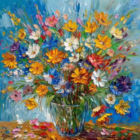 Diamond Painting By Numbers Beautiful Flowers On Diamond With Frameless DIY Paint By Numbers On Diam