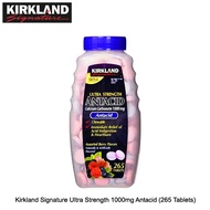 Kirkland Antacid - Signature Ultra Strength 1000mg (265 Tablets) (Similar to Tums)