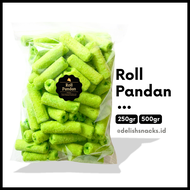 [DELISH SNACKS] Roll Pandan (Grosir) 250gr 500gr / Snack Cemilan Camilan Grosiran Kiloan Momogi