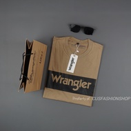 Wrangler นำเข้าเสื้อยืดผู้ชายเสื้อยืดของสหรัฐอเมริกาเสื้อยืดนำเข้าเช็อกโกแลตนม