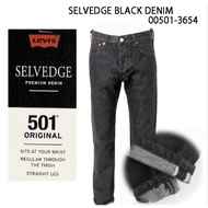 Levi's  Jeans  501 Original Selvedge Denim Black 005013654