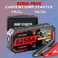 Eco-friendly 8250A Car Battery Jump Starter 12V Pro Portable Booster PD65w 26000mAh Battery Car 13L 