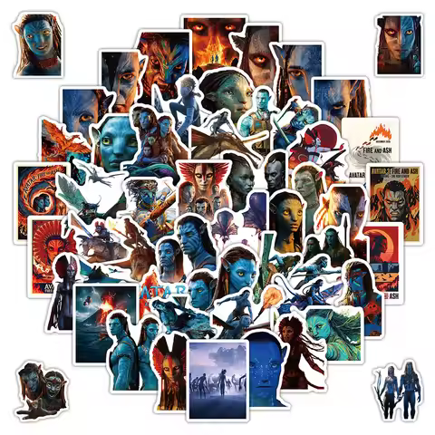 62pcs Avatar: Fire And Ash Cartoon Graffiti Stickers Waterproof Decorative Stickers For Laptop Diy S