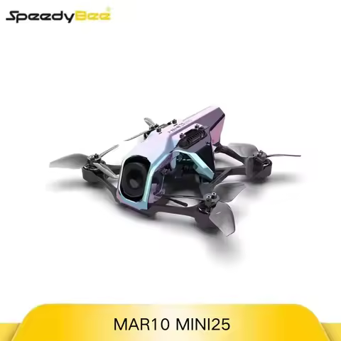 SpeedyBee Mario Mini25 O4 FPV Drone, Built-in ELRS 2.4G & O4 Air Unit with AT32F435 MCU for Freestyl