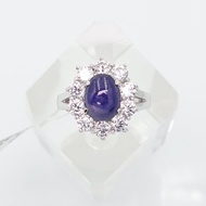 寶麗金珠寶-天然緬甸無燒藍寶石戒指