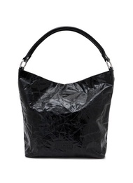 MM6 MAISON MARGIELA NUMERIC CREASED LEATHER TOTE BAG