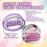Transparent Vinyl Stickers - Any Design - TRANSPARENT VINYL STICKER PRINTING VINYL STICKER CUTTING O