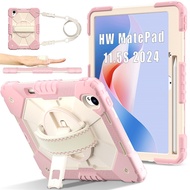MatePad เคสสำหรับหัวเหว่ยที่ทนทาน11.5S /Matepad SE 11 2024ระดับทหารกันแดดป้องกันปลอกด้วย ° 360ขาตั้ง