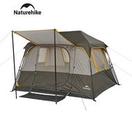 Naturehike Automatic Tent Outdoor Family Camping Quick Open 3-4 Person Tent One-Bedroom One-Living R