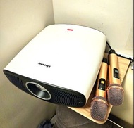 Munasgu KTV 卡拉OK投影機 附無線麥克風