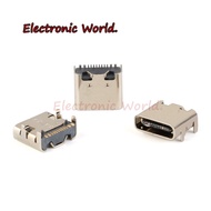 5 Pieces USB 3.1 Type-C 16-Pin Female Connector For Mobile Phone Charging Port Socket Drag Pin Plug