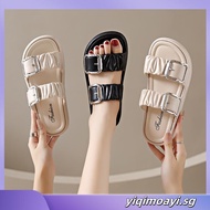 A Slippers Women Summer Outdoor Sandals Fashion Soft-Soled Thick-Soled Beach Anti-Slip Comfortable V