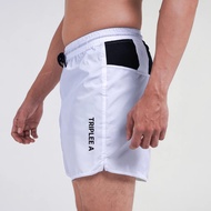 Celana Olahraga Lari Gym Parasut Anti Air Pria Wanita Putih Kolor Joging Boxer Distro Cowok