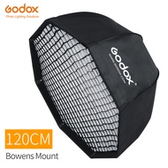 Godox SB-UE 120เซนติเมตร47in Oktagon Akan Mudah Alih Payung Softboxกับตารางรังผึ้งสำหรับBowens Mount