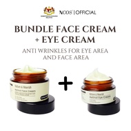 SALE NCOS Retinol Basic Retinol Set Anti Aging Eye Cream and Face Cream Hyaluronic Arbutin