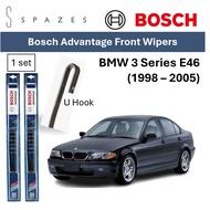 (1998-2005) Wiper BMW 3 Series 436 Wiper BMW E36 Bosch Advantage U Hook Front Wiper