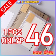 Binder Notebook A5/B5/A4 Loose Leaf Core Papers Refillable Coil Refill Cover Notepads 60sheets book