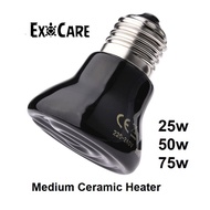25w MEDIUM Ceramic Heater e27 InfraRed Heater Reptile Cage Heater Incubator BD Gecko EXOCARE