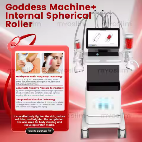 Salon Grade 4D EMS Venus Legacy 40K Vacuum Slimming Device 6 Handles Micro Vibration Cellulite Firmi