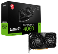 การ์ดจอ VGA (การ์ดแสดงผล) MSI GEFORCE RTX 4060 VENTUS 2X BLACK 8G OC - 8GB GDDR6