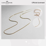 COCOSHNIK 10K Gold Snake Necklace gold necklace choker necklace for women Made in Japan