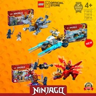 LEGO NINJAGO Young Dragon Riyu 71810 | Kai's Source Dragon Battle 71815 | Zane's Ice Motorcycle 7181