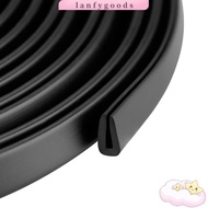 LANFYGOODSS Door Edge Strip, Black Rubber Edge Trim Strip,  U Shape Edge Protector Doors
