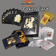 [SG] Poker Card Playing Poker Cards Shuffler Texas Holdem Cards Lesure Poker Black Pet Poker Set
