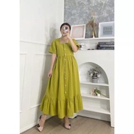 Front button cringe dress